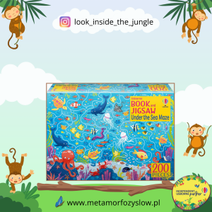 Book and Jigsaw Under the Sea Maze