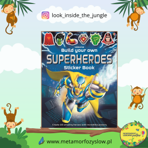 Build Your Own Superheroes Sticker Book