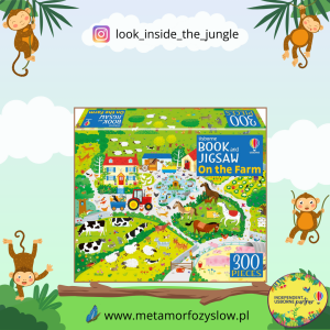 Usborne Book and Jigsaw On the Farm