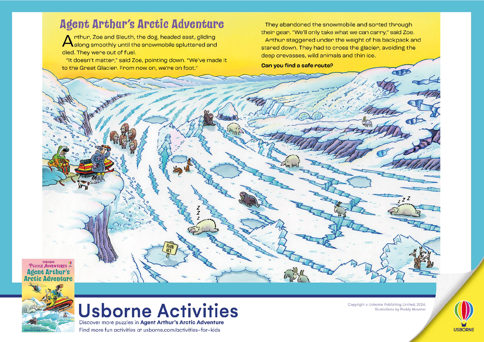 Agent Arthur's Arctic Adventure Activities