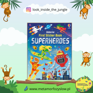 First Sticker Book Superheroes