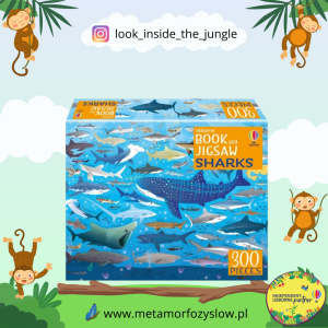Usborne Book and Jigsaw: Sharks