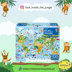 Atlas and Jigsaw Map of the World