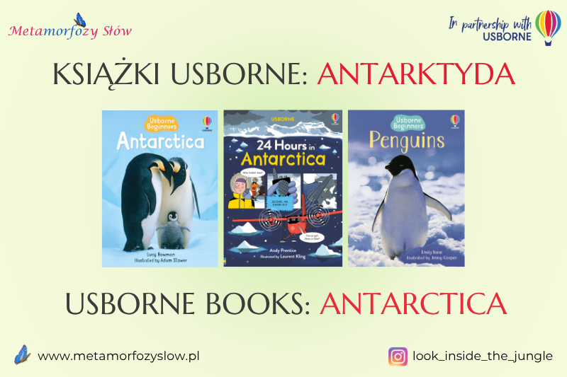 Książki Usborne Antarktyda Usborne Books Antarctica