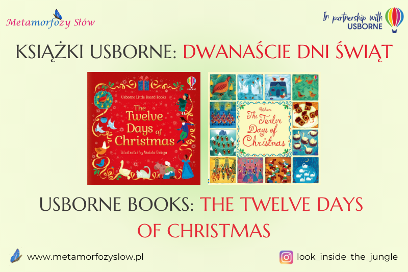 Książki Usborne Dwanaście dni Świąt Usborne Books The Twelve Days of Christmas