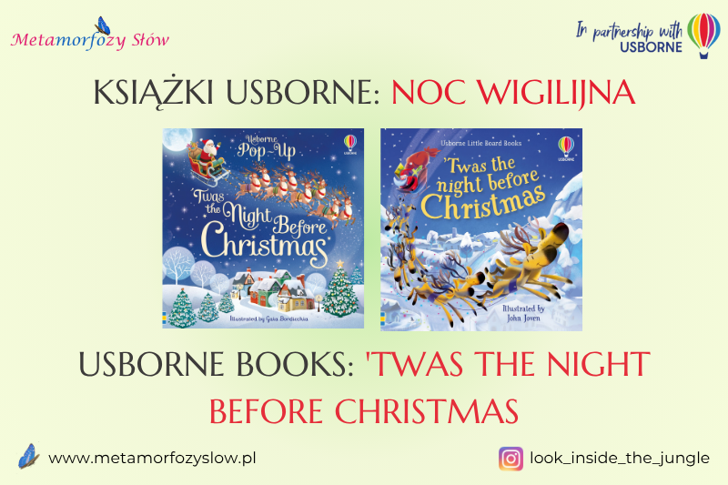 Książki Usborne Noc wigilijna Usborne Books Twas the night before christmas