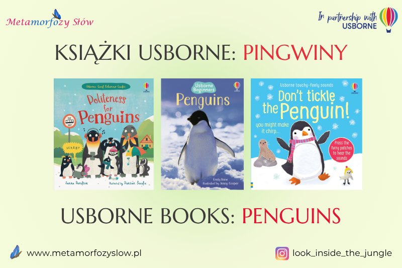 Książki Usborne Pingwiny Usborne Books Penguins