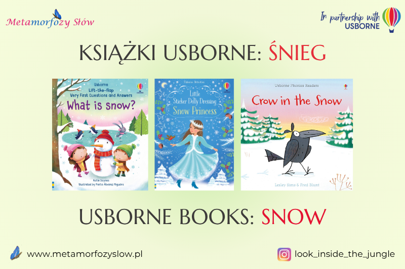 Książki Usborne: śnieg Usborne Books: Snow