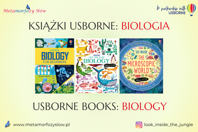 Książki Usborne biologia Usborne Books Biology
