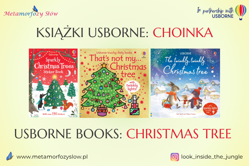 Książki Usborne choinka Usborne Books Christmas tree