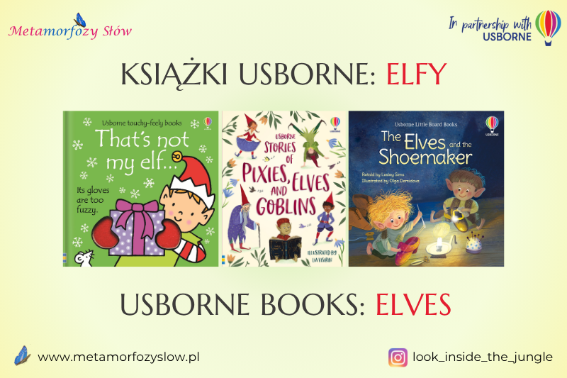 Książki Usborne elfy Usborne Books Elves