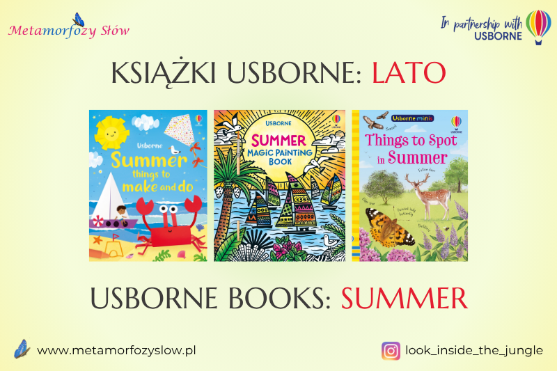 Książki Usborne lato Usborne Books Summer