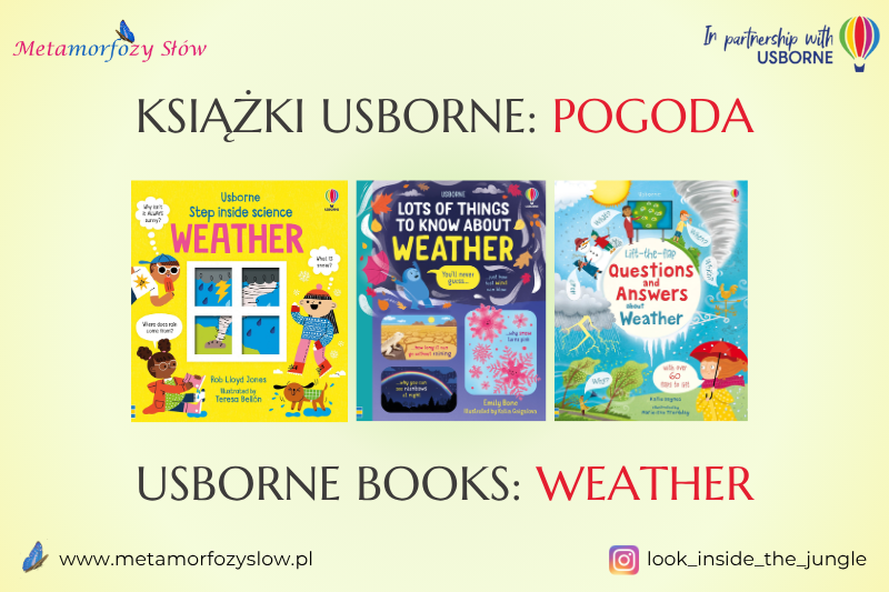 Książki Usborne pogoda Usborne Books Weather